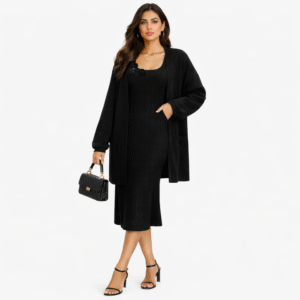 Stylish Western Dress for Women – Black, Red, Yellow, Pink