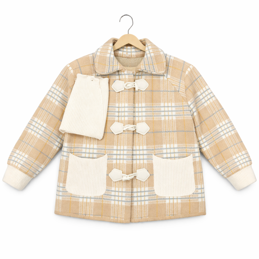 Western Short Dress with Black & Pearl Collar and Pearl Rhinestone Detail – Black & Orange