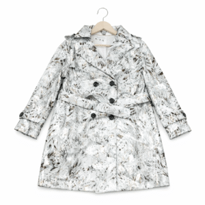 Western Stylish Dress with Black & Pearl Collar and Pearl Rhinestone Detail – Black, White & Orange Variants