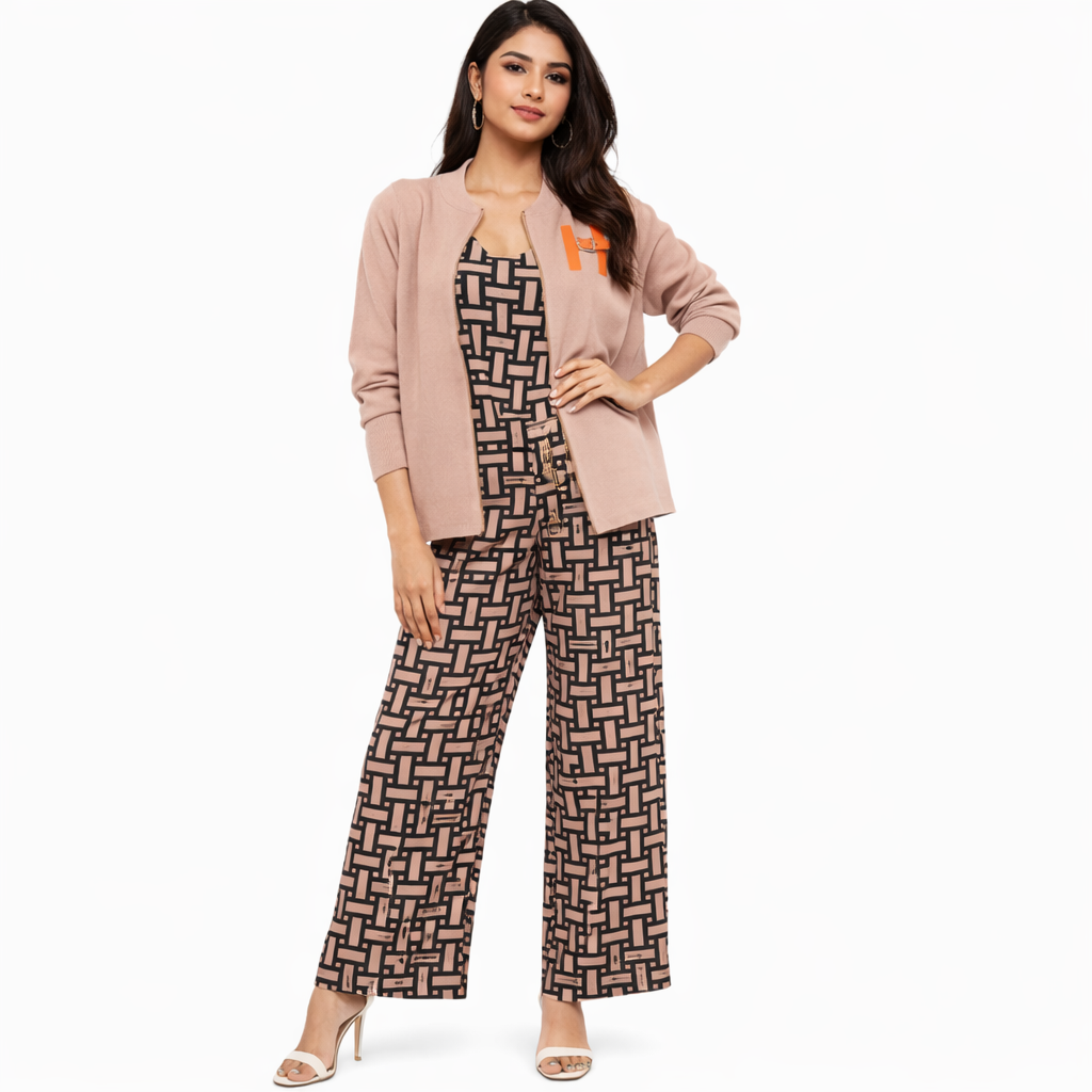 Women’s Stylish Western Co-Ord Set with Jacket | Trendy Party & Casual Wear (2 Colors)