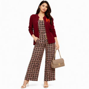 Women’s Stylish Western Co-Ord Set with Jacket | Trendy Party & Casual Wear (2 Colors)