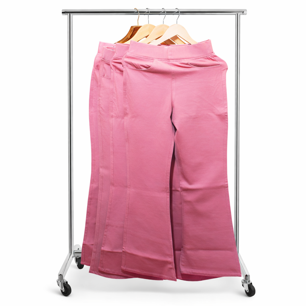 Women’s Pink Flared Jeans – Premium Fit | Trendy & Comfortable