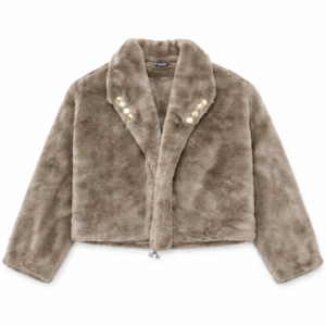 Women’s Western Faux Fur Jacket | Luxury Winter Wear | Available in Red & Grey Faux